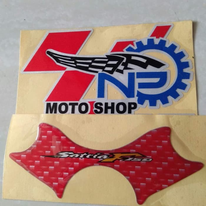 Jual Stiker Segitiga Timbul Carbon Merah Shopee Indonesia