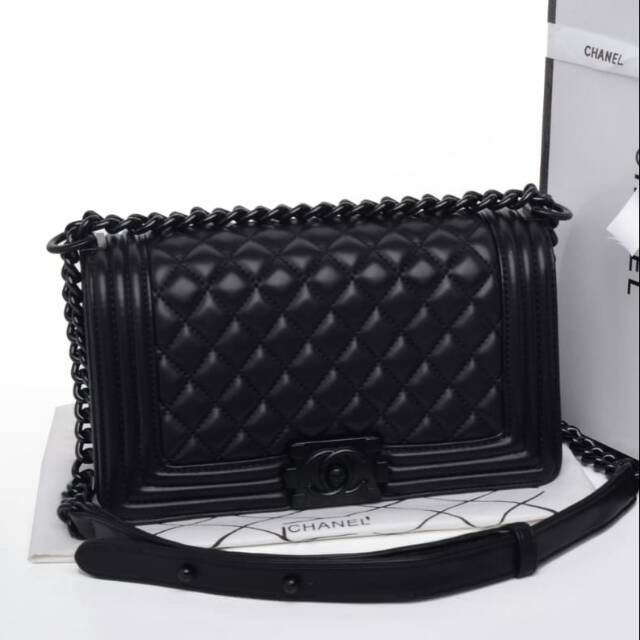 Tas Chanel Boy So Black 8811