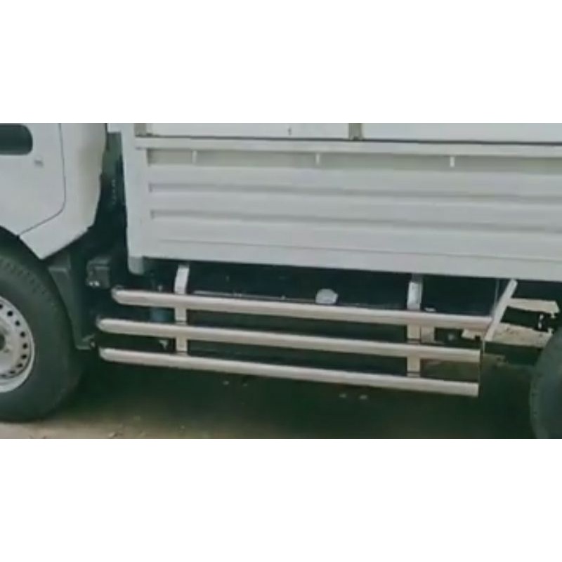 Pengaman samping stainles  isuzu traga