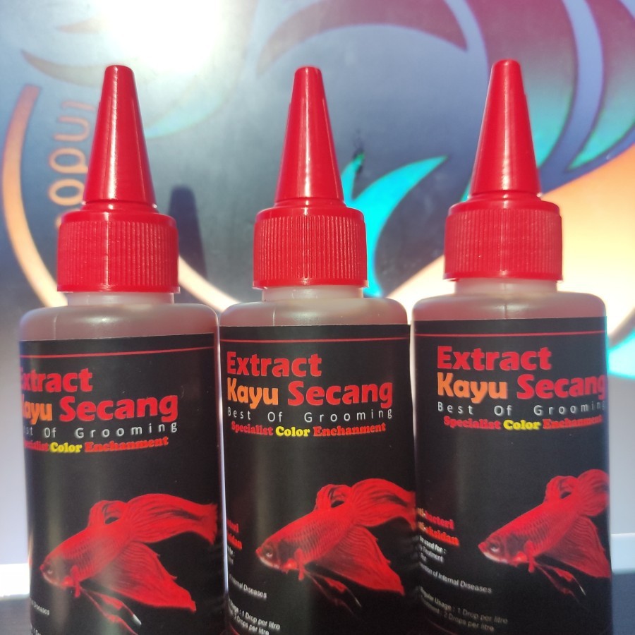 EXTRACT KAYU SECANG VITAMIN WARNA IKAN CUPANG 100 ML