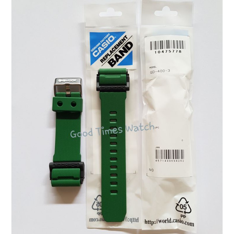 STRAP G-SHOCK GD-400-3 GD 400 Casio Original