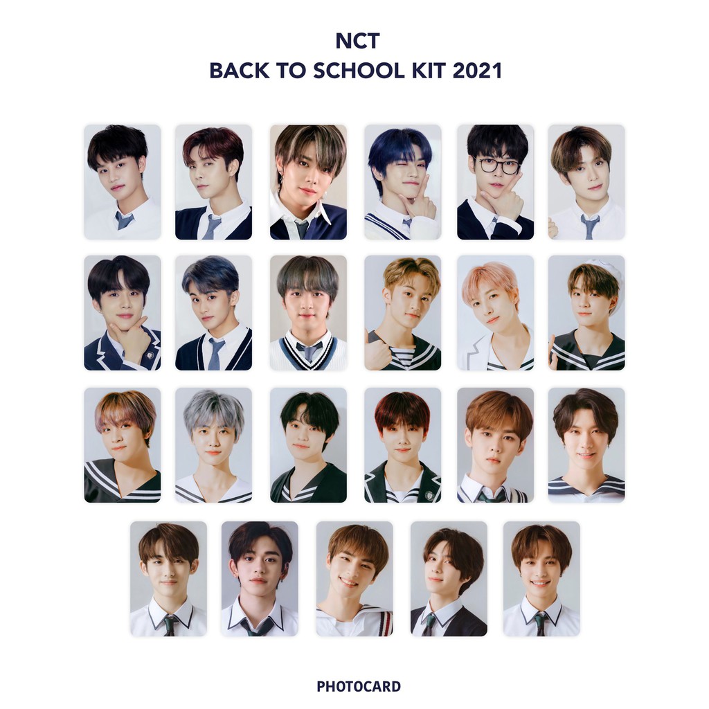 Photocard NCT Back To School Kit 2021 ISi 23 pcs