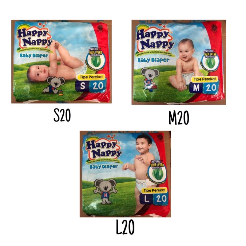 HAPPY NAPPY PEREKAT S20 / M20 / L20