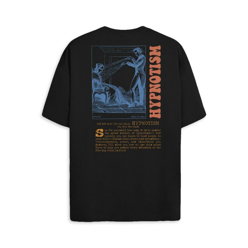 MOTZ T SHIRT COWO HYPNOTISM SIZE L BLACK