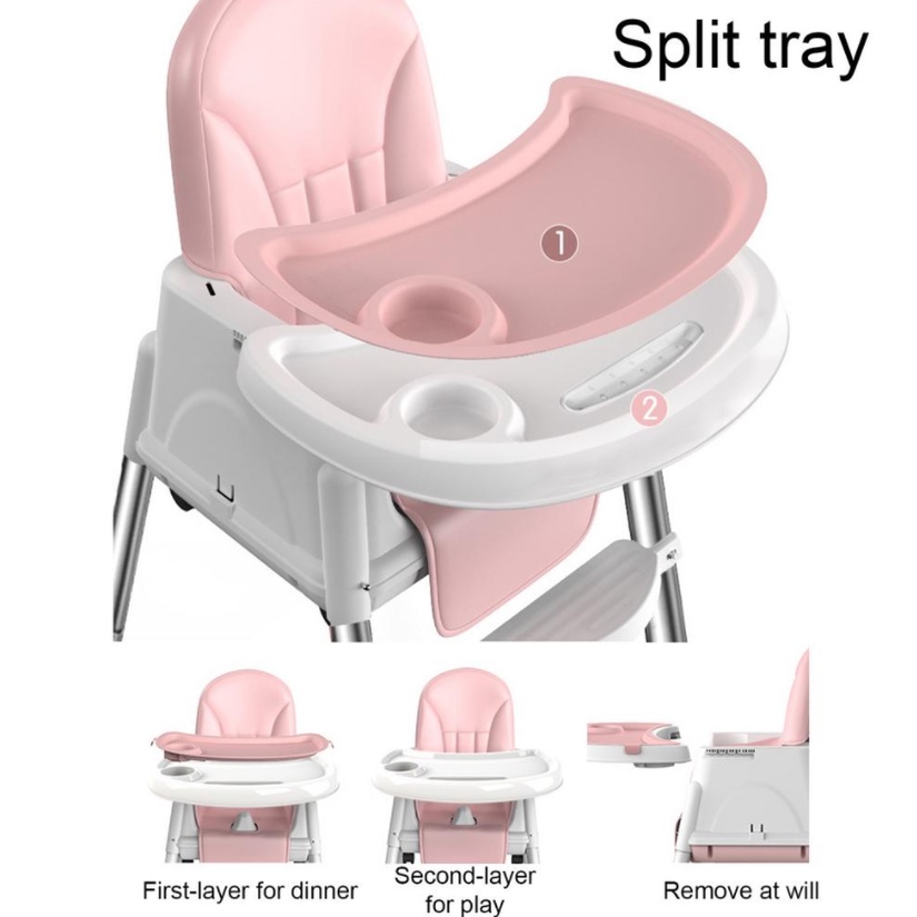 MOGYMOGY HL0257 Baby Chair Kursi Makan Bayi Multifungsi High Chair Fun Chair