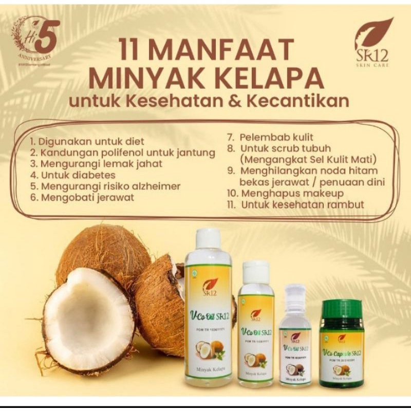 Imun Booster VICO ( VIRGIN COCONUT OIL ) SR12 /VICO/ MINYAK KELAPA MURNI