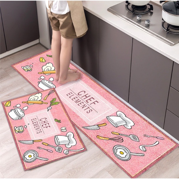 Door Mat Trendy Keset Dapur 2 in 1 Keset  Dapur Pintu Kamar Keset Dapur