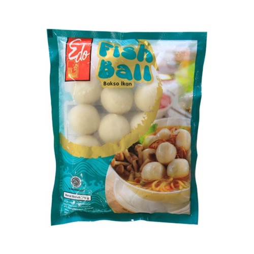

Bakso Baso Ikan Edo Seafood Fish Ball Frozen 250 Gram (Pack)