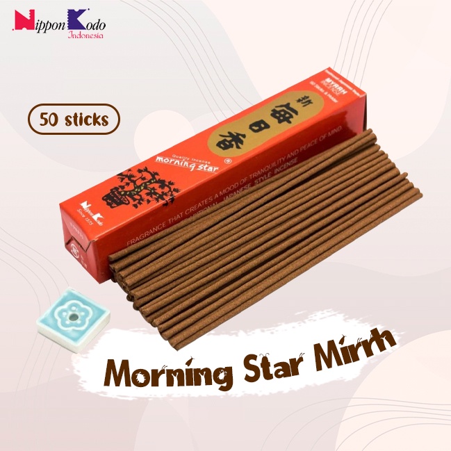 Dupa/hio Jepang wangi harum aromaterapi Morning Star Mirrh 50 stick