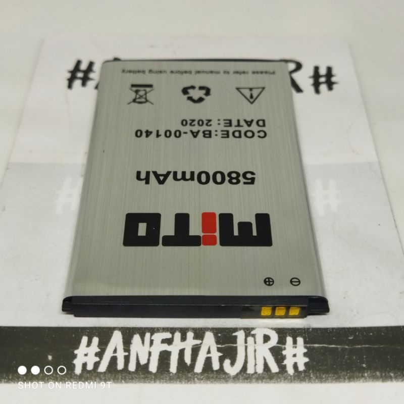 BATRE BATREI BATERAI BATTERY MITO A37 A 37 Z1 Z 1 BA000140  BA 000140 BA-000140 (5800 mAh) ORIGINAL 