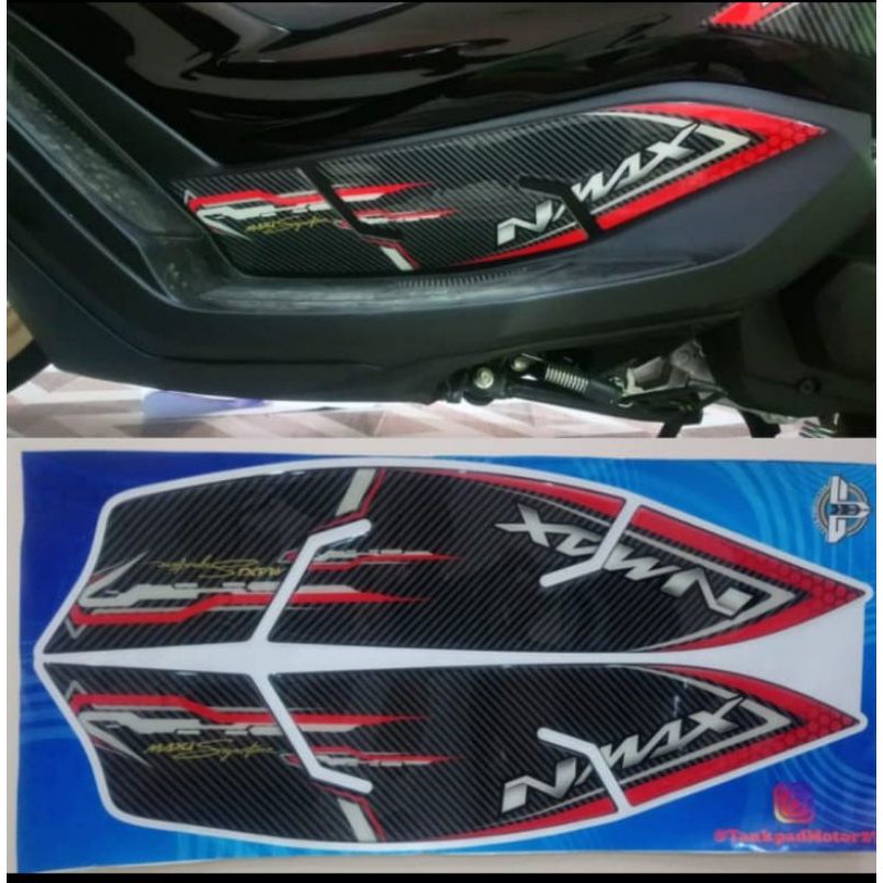 Sticker Stiker Resin Timbul Sidepad New Nmax 2020