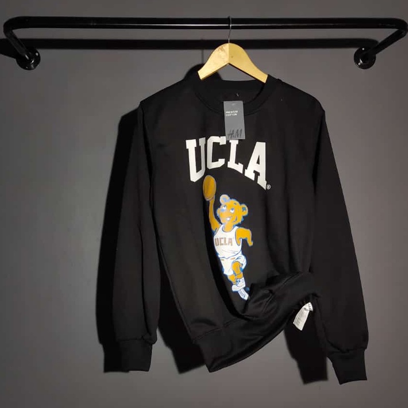 switer pria dewasa terbaru 2021 keren distro Sweatshirt Crewneck UCLA BEAR BASKET BALL