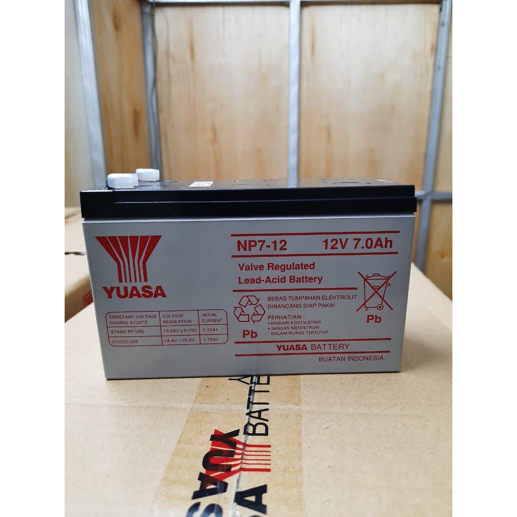 Battery UPS, Yuasa 12V 7Ah