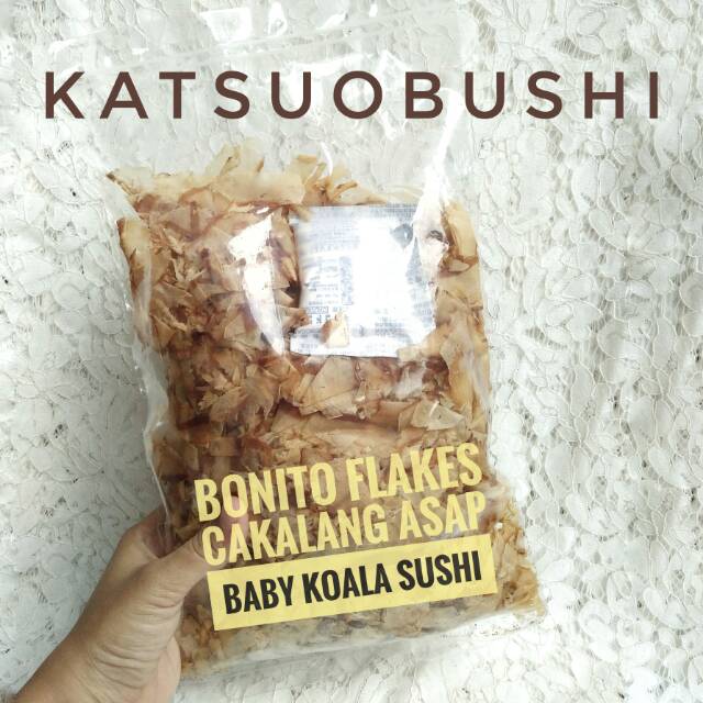 KATSUOBUSHI Bonito Flakes 200 g Halal │ Taburan Takoyaki Katsuo Bushi Serutan Ikan Cakalang