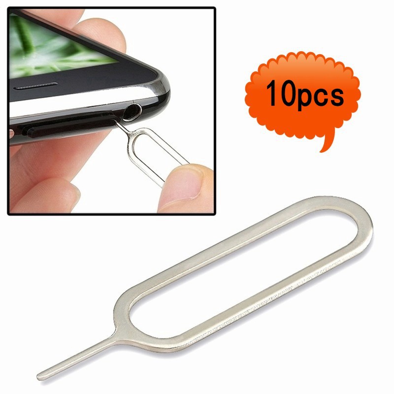 10pcs SIM Card Tray Opening Removal Remover Eject Pin Key Tool Eject ejector Pin key