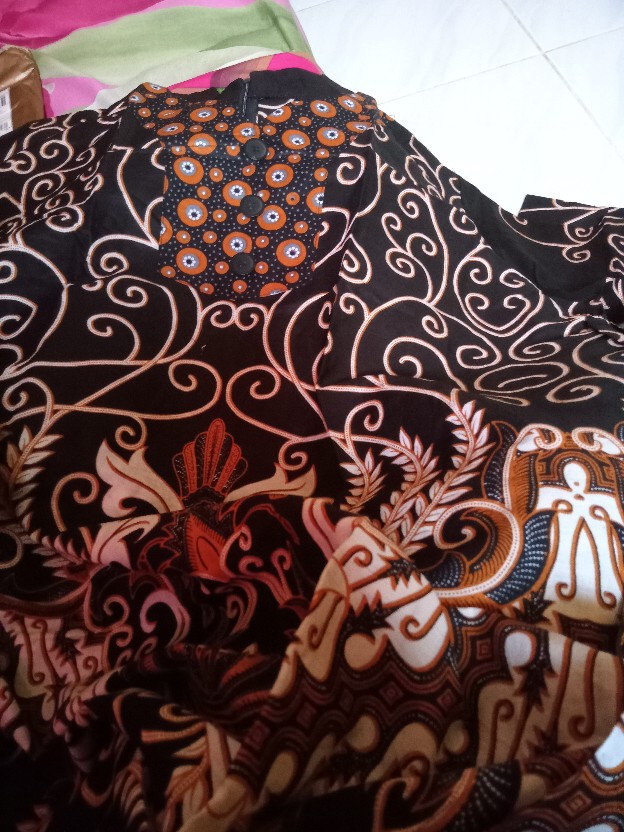 Tunik Batik Jumbo Ld 120 Cm / 130 Cm / 140 Cm Super Jumbo Big Size Wanita Xxxl Abadi Batik Original