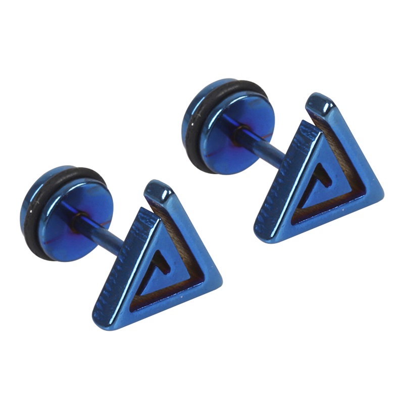 Fancyqube Anting Stud Cubic Zirconia Bulat Warna Silver Untuk Wanita