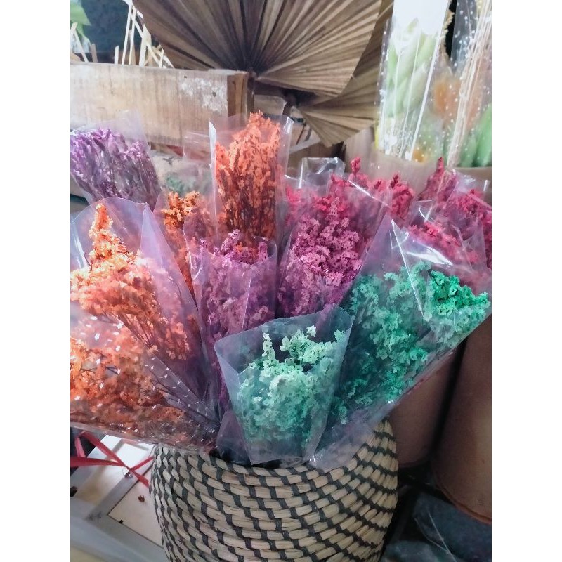 Dried Limonium/Dried Crystal Flower (pack kecil/ikat besar)