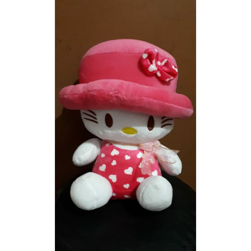 Boneka Hello kitty topi L