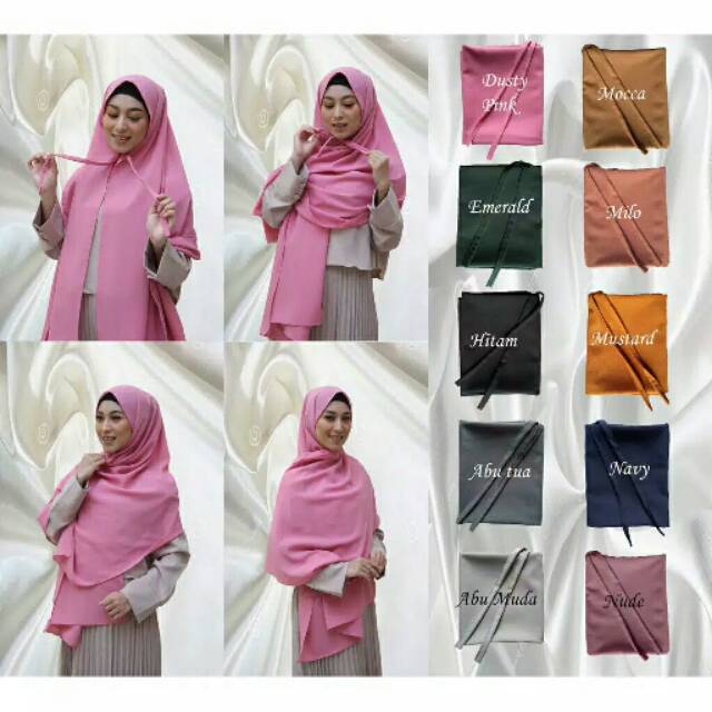 Jilbab pashmina tali diamond