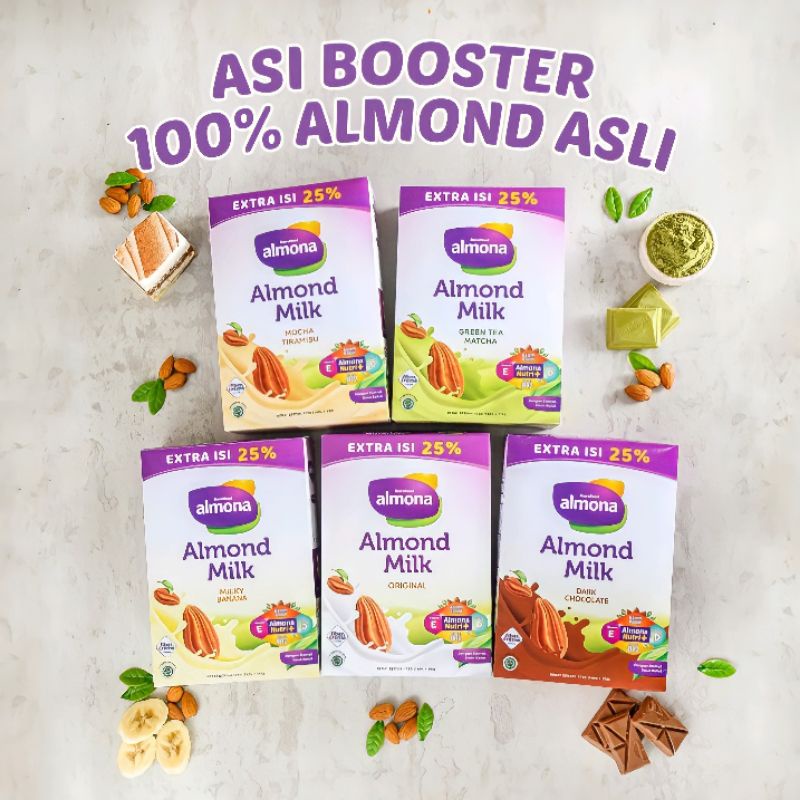ALMONA Almond Milk Powder ASI BOOSTER with Daun Katuk
