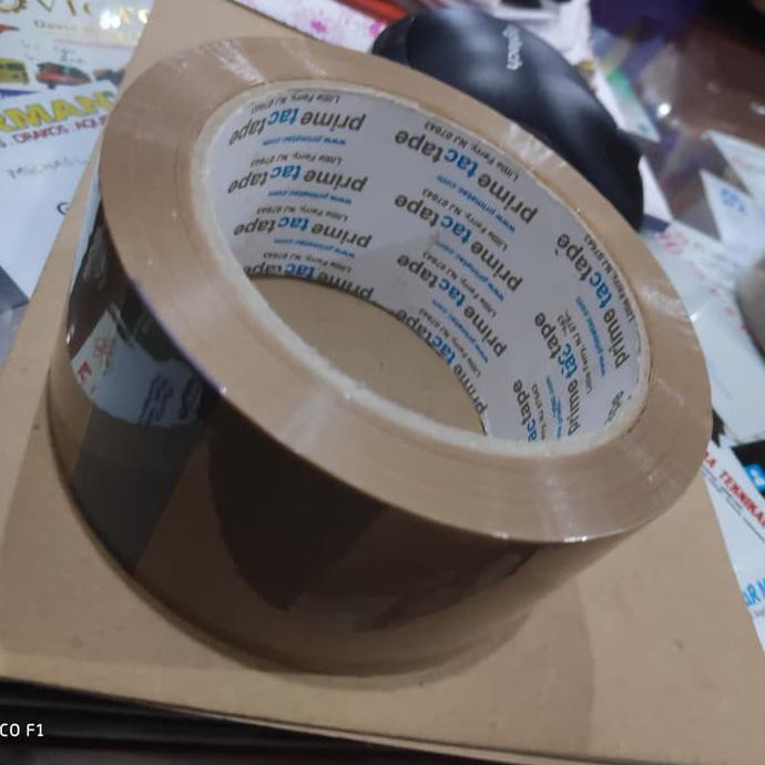 

Silahkan Order] Selasiban Selotip Bening Coklat Opp Tape 45 X 100 Y Super Lengket - Cokelat