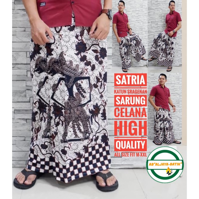 Batik Solo Sarung Celana Batik Satria AB KUKU MACAN WIRAKRAMA MERAH GODANG SOGAN LUMERA SALUR SINDUR' GUMIRAH AMARTYA PARANG ARGA BATA RADU NASWURI ROBYONG BATIK SOLO AMANAH BATIKSOLOAMANAH ABHINAYA AJI LUWUNG ARGO LAWU PERMATA BIRU WIRAYUDA SOGAN