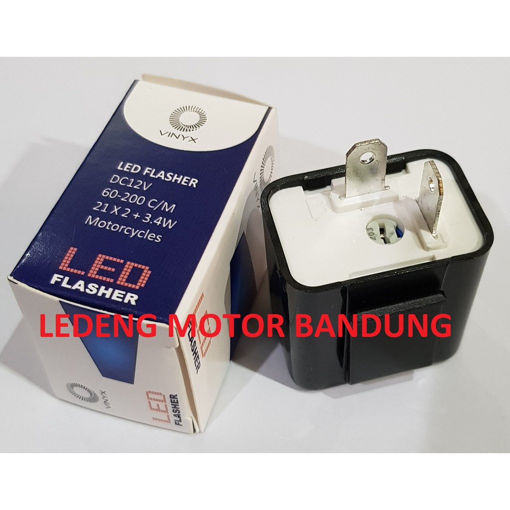 Vinyx Flasher Sen LED Stel Kedip Cepat Lambat Flaser Lampu Sein Motor