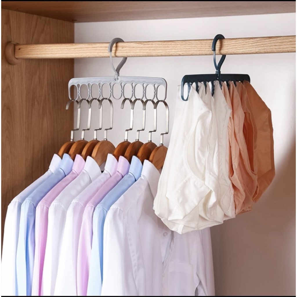 HANGER GANTUNGAN BAJU 9 LUBANG