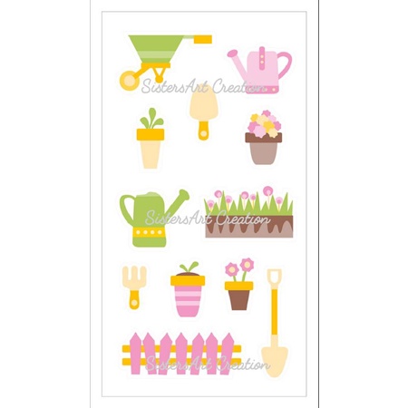 

Cutting Sticker Gardening 01