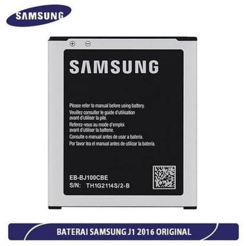 BATTERY / BATERAI / BATRE SAMSUNG J1 2016 ORIGINAL