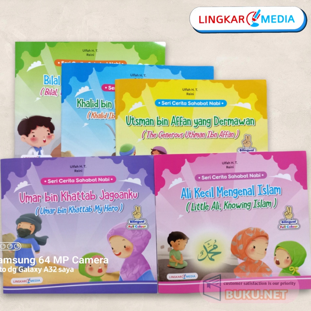 Jual Buku Cerita Anak-Seri Anak Muslim Sahabat Nabi/ULUL AZMI /Adab ...