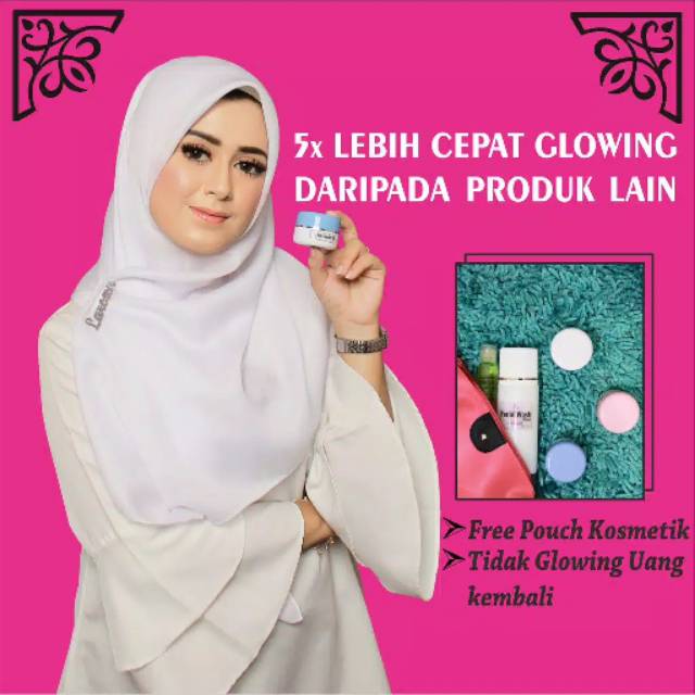 PAKET SKINCARE GLOWING CREAM FARMA WDC SPC 10% KOMPLIT ORIGINAL BAGI KULIAT