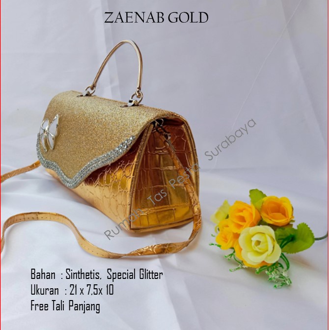 Tas Clutch,Tas Seserahan,Tas Souvenir,ZAENAB GOLD