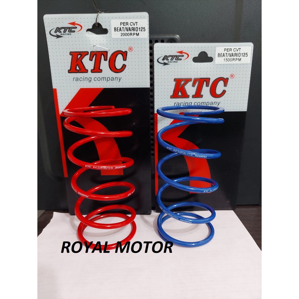 percvt ktc nmax,aerox,pcx,vario beat mio dll percvt racing 1000rpm/1500rpm/2000rpm