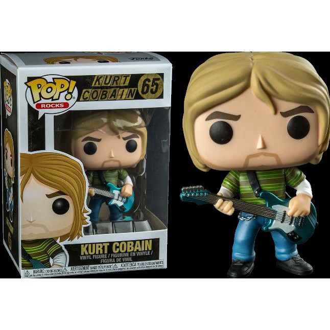Funko Pop Rocks Nirvana - Kurt Cobain (Smells Like Teen Spirit) #65