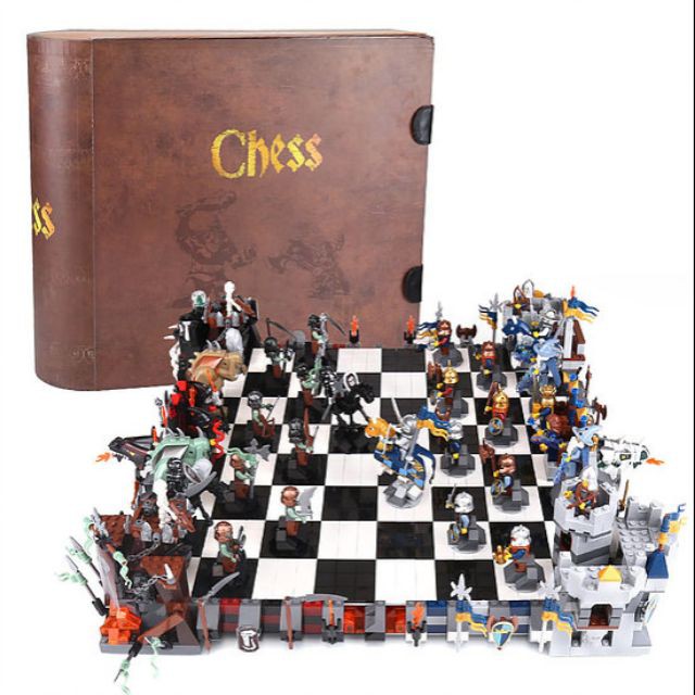 lego castle giant chess set