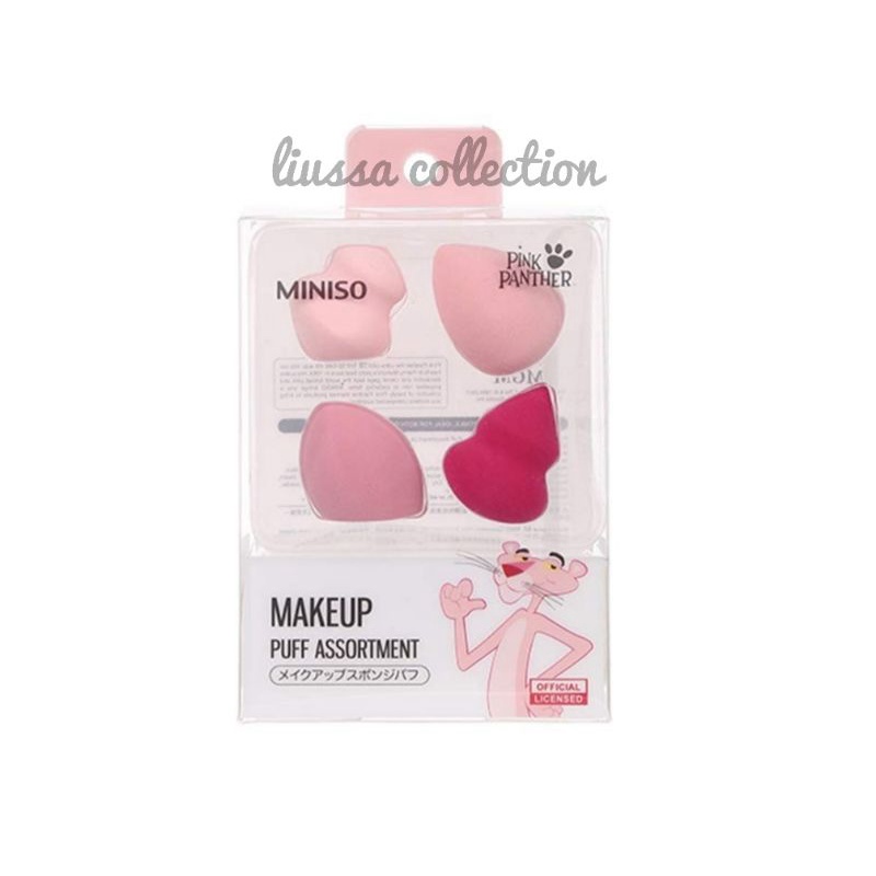 Beauty Blender Miniso - Pink Panther Makeup Puff Assortment