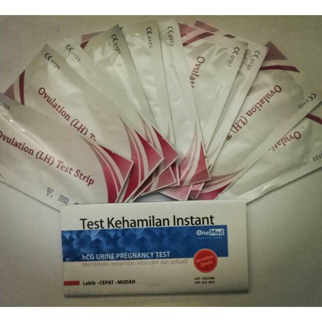 10 Tes Kesuburan/ovulasi + 1 tes kehamilan