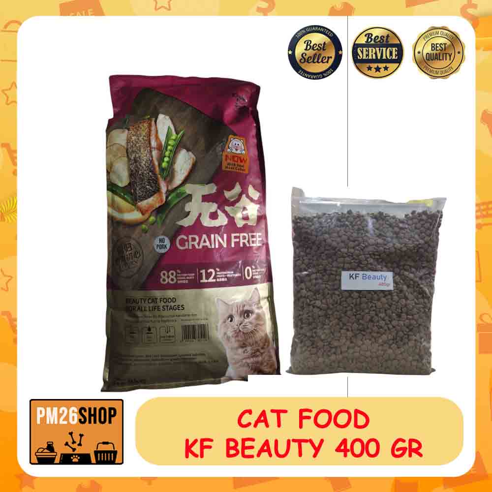 MAKANAN KUCING CAT FOOD KITCHEN FLAVOR BEAUTY REPACK 400 GR