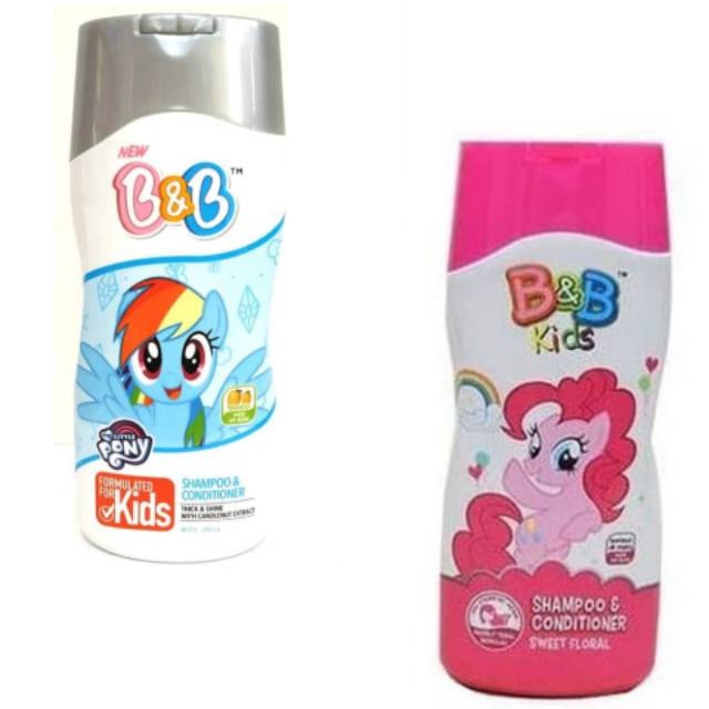 B&amp;B Kids Shampo &amp; Conditioner Pinkie 200ml - B&amp;B Kids Shampo Anak