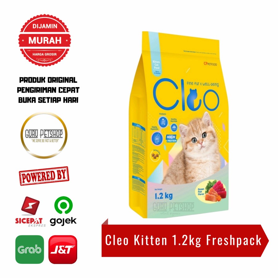 Cleo Kitten Ocean Fish 1.2kg Cleo Kitten 1.2kg Freshpack