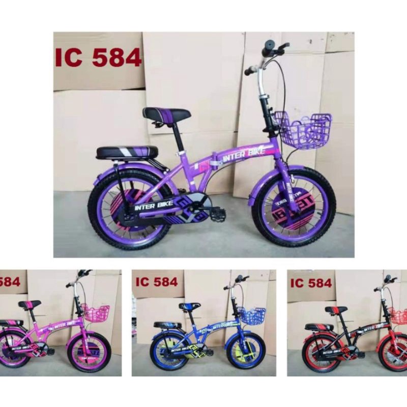 Sepeda lipat anak inter bike 16 dan 18 inch murah interbike X Velion Salvo