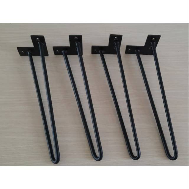  KAKI  MEJA KAKI  KURSI  BESI  10mm Tinggi 30cm Shopee 