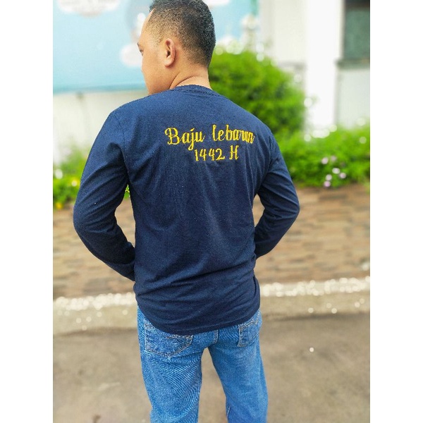 Kaos dewasa Lengan Panjang BORDIR NAMA suka suka