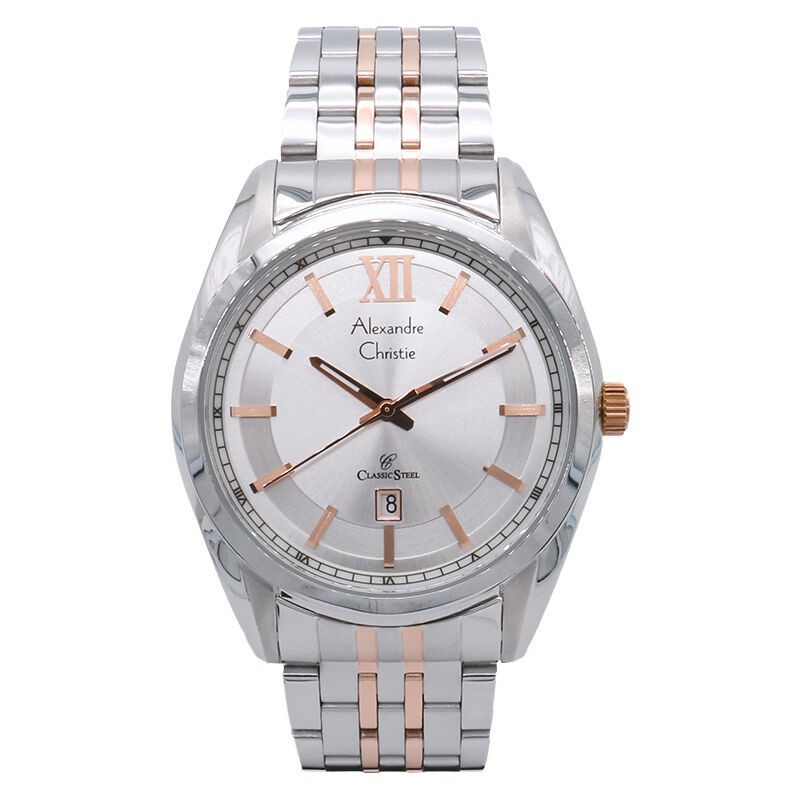 Jam tangan couple original Alexandre Christie AC-8501 MD/LDBTRSL