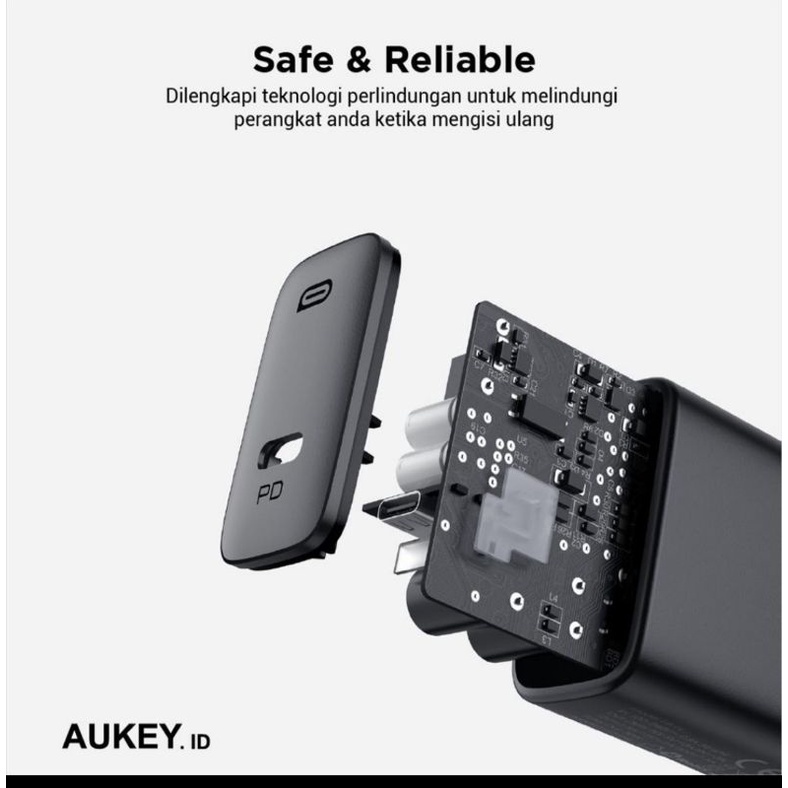 Charger Aukey PA-F2 Swift Series 30W PD Charger -500481