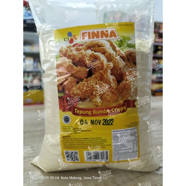 

TEPUNG BUMBU FINNA AYAM CRISPY SERBAGUNA 900GR