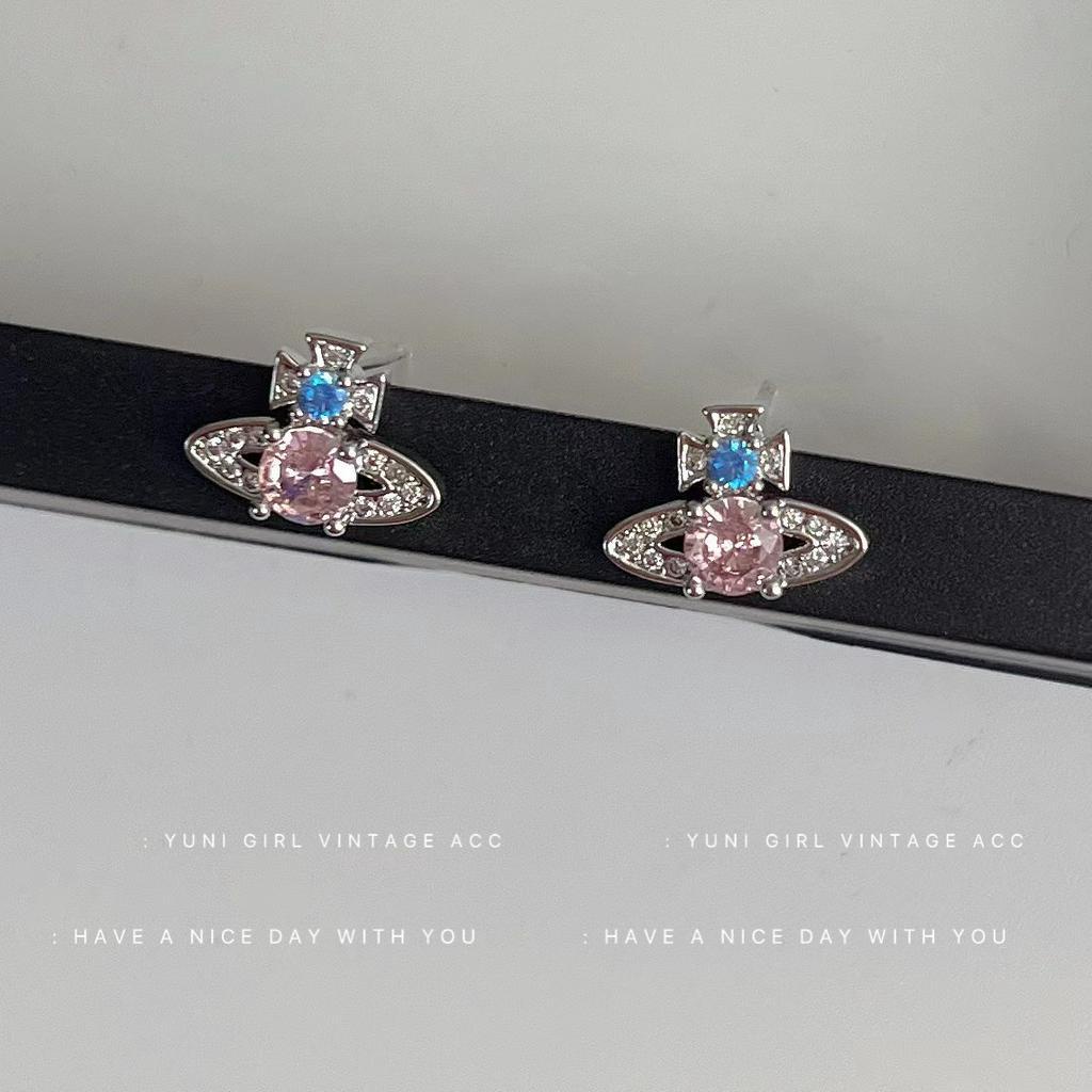 [Petillante] Vivienne westwood Love Earrings | coquette style | anting saturnus | anti karat