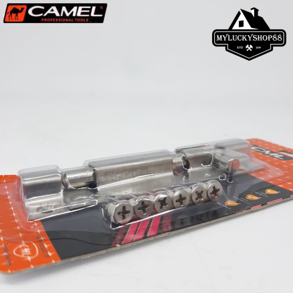 Kunci Grendel Stainless Tebal Camel Slot Pintu Gerendel Jendela Selot 4 Inch